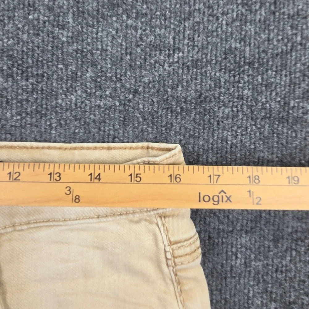 Buckle BKE Jake Straight Pants Men 33x32 Tan Khaki Stretch Regular Fit Mid Rise